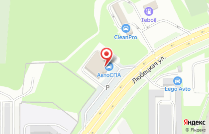 Автомойка АвтоSpa в Череповце на карте