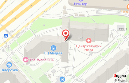 Лабораторный пункт Хеликс на Ленинском проспекте на карте