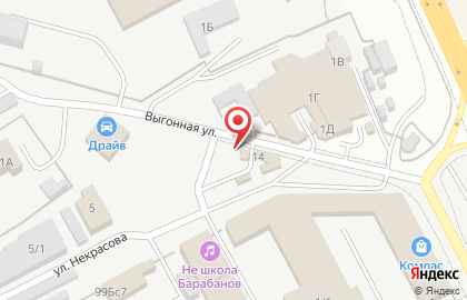 Торговая компания на Выгонной улице на карте