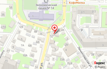 Сеть магазинов Аква Маркет на Круглой площади на карте
