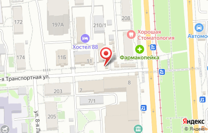 Магазин фастфудной продукции в Октябрьском районе на карте