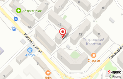 Строительная компания Каспий на Каспийской улице на карте