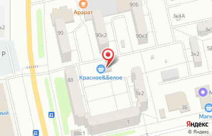 Магазин алкогольных напитков Красное & Белое, сеть магазинов алкогольных напитков в Железногорске на карте