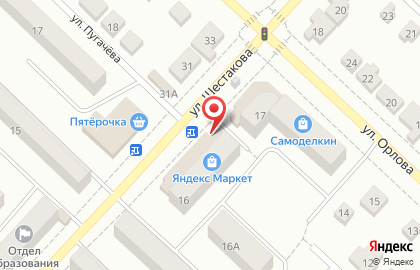 Магазин Зоосад на улице Шестакова на карте