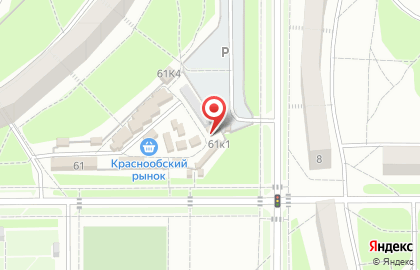 Киоск по продаже хлебобулочных изделий в Новосибирске на карте