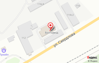 Магазин по продаже шин на улице Свердлова на карте