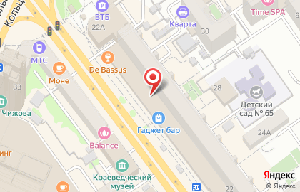 Воронежский филиал Банкомат, Банк ВТБ 24 на Плехановской улице, 22 на карте
