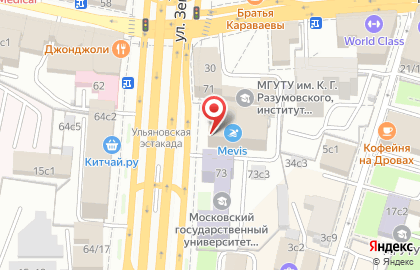 Школа правильного спорта ilovesupersport на улице Земляной Вал на карте