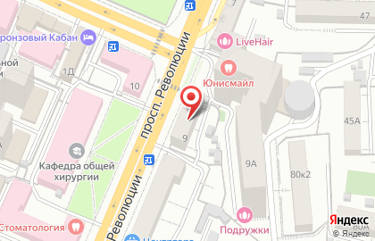 Детский сад №18 на проспекте Революции на карте