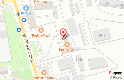 Автомойка 25 Регион на карте