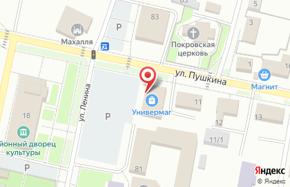 Салон сотовой связи Цифроград на улице Пушкина на карте
