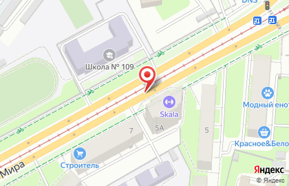 Центр посуды на улице Мира на карте