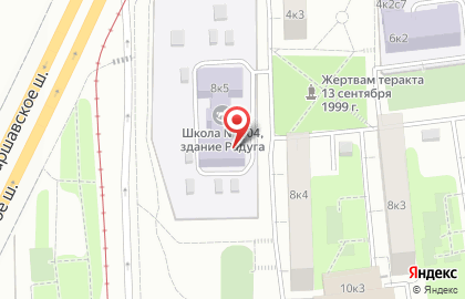 Школа №504 с дошкольным отделением на Каширском шоссе, 8 к 5 на карте
