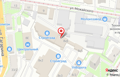 Фабрика межкомнатных дверей Ишеевские двери в Ленинском районе на карте