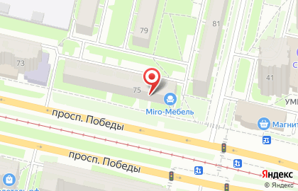 Компания Стэк на проспекте Победы на карте