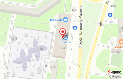 Автошкола РОСТО-Т в Автозаводском районе на карте