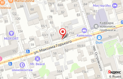 Туристическое агентство TUI на улице Максима Горького на карте