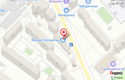 Страховая компания Росгосстрах на улице Аминева на карте