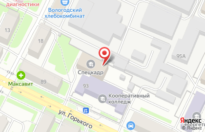 Магазин сантехники в Вологде на карте
