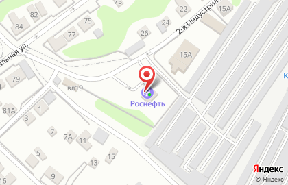 Компания Липецкнефтепродукт в Октябрьском районе на карте