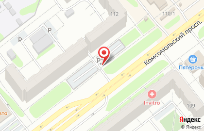 Автостоянка в Челябинске на карте