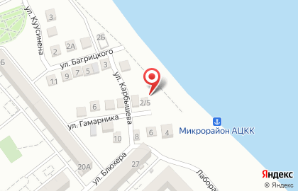 ЯПК, Трусовский район на улице Гагарина на карте