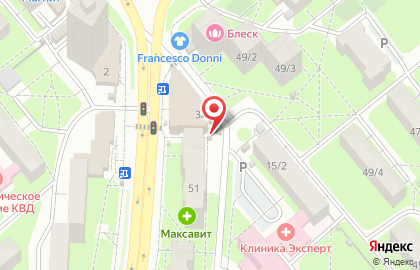 Киоск по продаже кондитерских изделий в Советском районе на карте