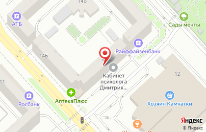 Кофейня Кофеман в Советском районе на карте