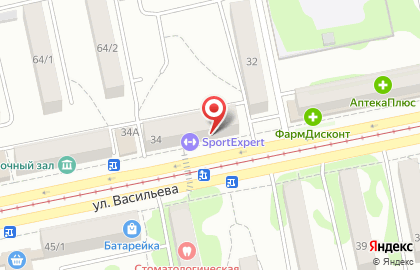 Магазин кондитерских изделий в Барнауле на карте