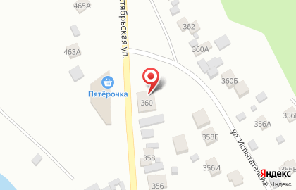 Центр кузовного ремонта на Октябрьской улице на карте