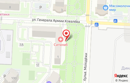 ООО Знаменский СГЦ в Заводском районе на карте