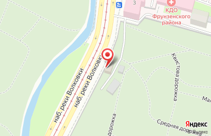 Волковское Лютеранское кладбище на карте
