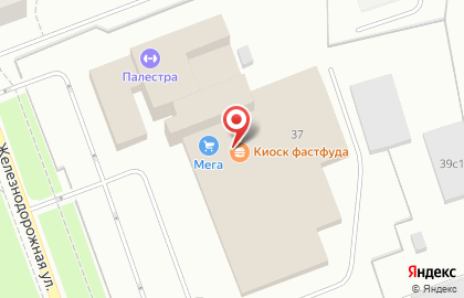 Автошкола Лайк на Железнодорожной улице на карте