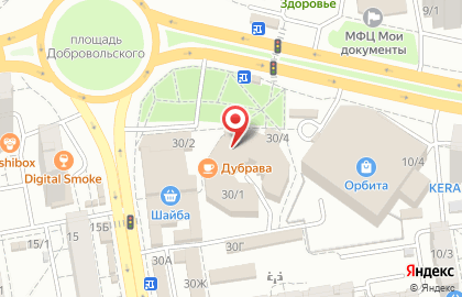 Магазин Белорусская косметика на улице Добровольского на карте