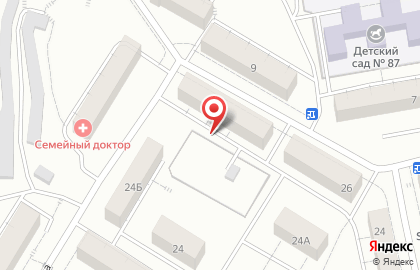 Детский сад №10 на Дворцовой улице на карте