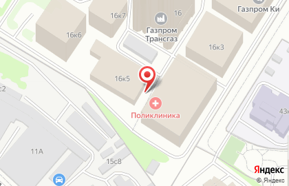 Газпром в Москве на карте