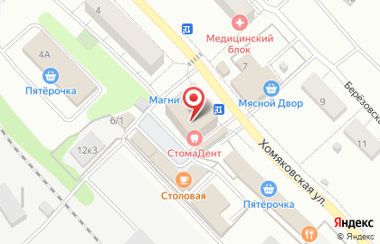 Компания M2M Solutions в Зареченском районе на карте