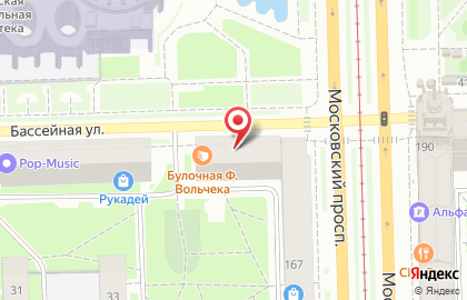 Ресторан доставки Суши шоп на Московском проспекте, 167 на карте