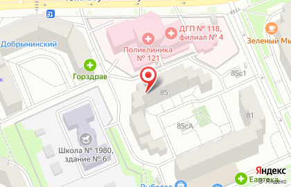 Центр бытовых услуг на Южнобутовской улице на карте