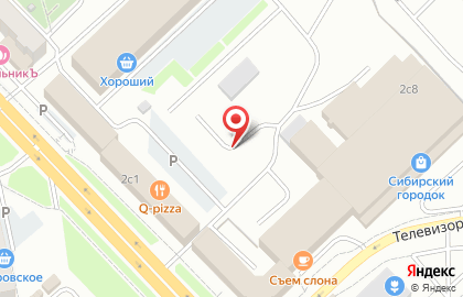 Автостоянка в Красноярске на карте