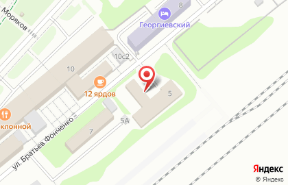 Межрайонный отдел вневедомственной охраны по Западному административному округу, Управление вневедомственной охраны ВНГ РФ по г. Москве Батальон полиции на карте