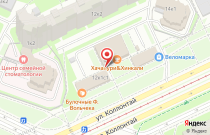 Кафе Хачапури & Хинкали на проспекте Большевиков на карте