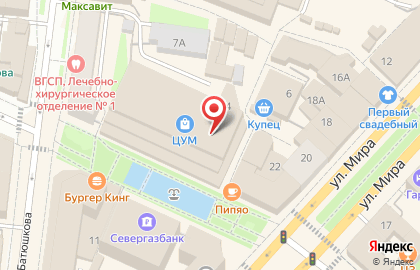 Магазин ювелирных изделий Серебряный Ларец на карте