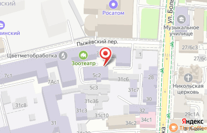 Компания Созвездие Pi в Пыжевском переулке на карте