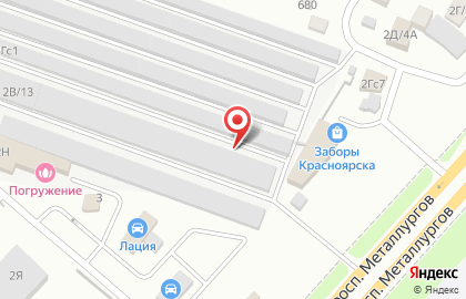 Автосервис Авангард на проспекте Металлургов на карте