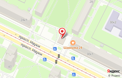 Магазин Мясной стандарт в Калининском районе на карте