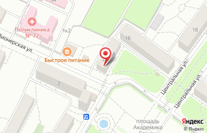 Магазин фиксированных цен на метро Рыбацкое на карте