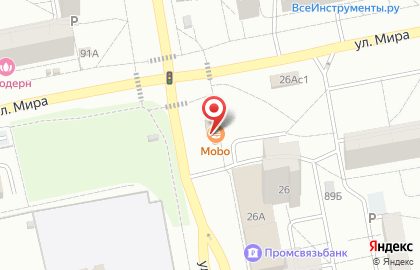 Продуктовый магазин Монолит в Центральном районе на карте