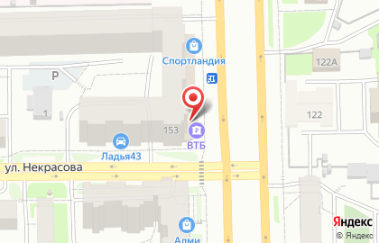 Банк ВТБ на Октябрьском проспекте, 153 на карте
