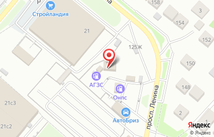 Автомойка Аквариум на проспекте Ленина на карте